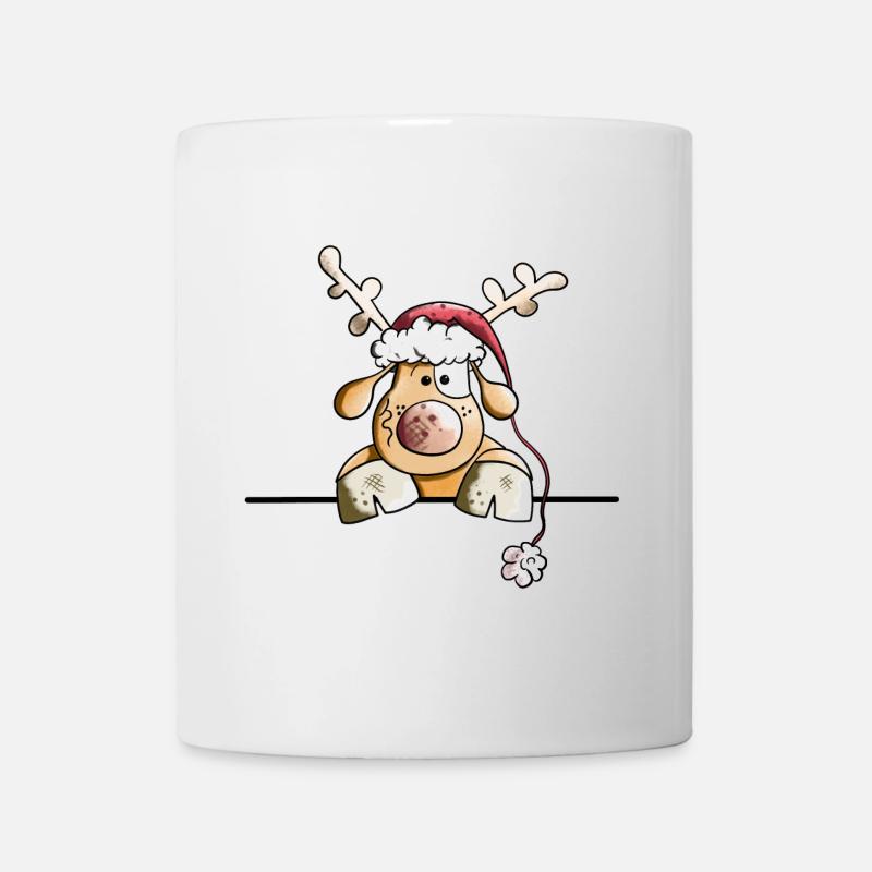 Rufus The Reindeer - Mug - white