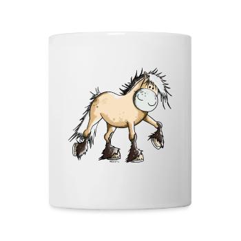 Funny Fjord Horse - Mug - white - Front