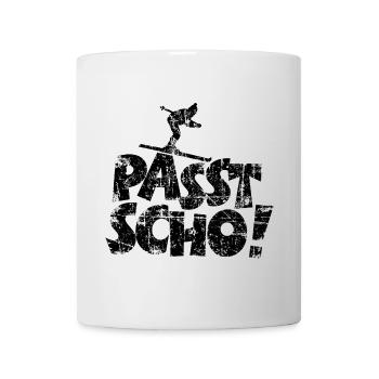 Passt Scho! Après-Ski Wintersport - Tasse - Weiß - Vorne