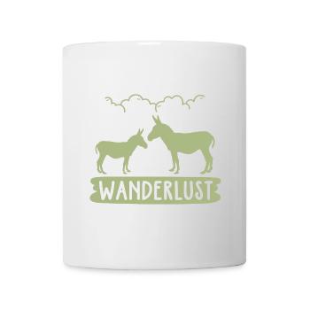 Wanderlust Eselreise - Tasse - Weiß - Vorne