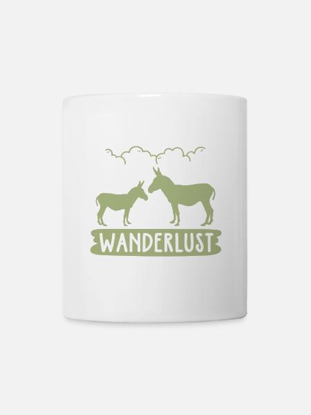 Voyage de l’âne en quête de voyage - Mug blanc - blanc
