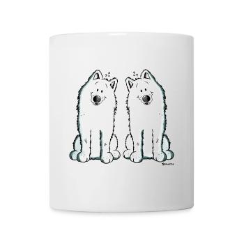Samoyed Team - Samoyède - Mug blanc - blanc - Devant