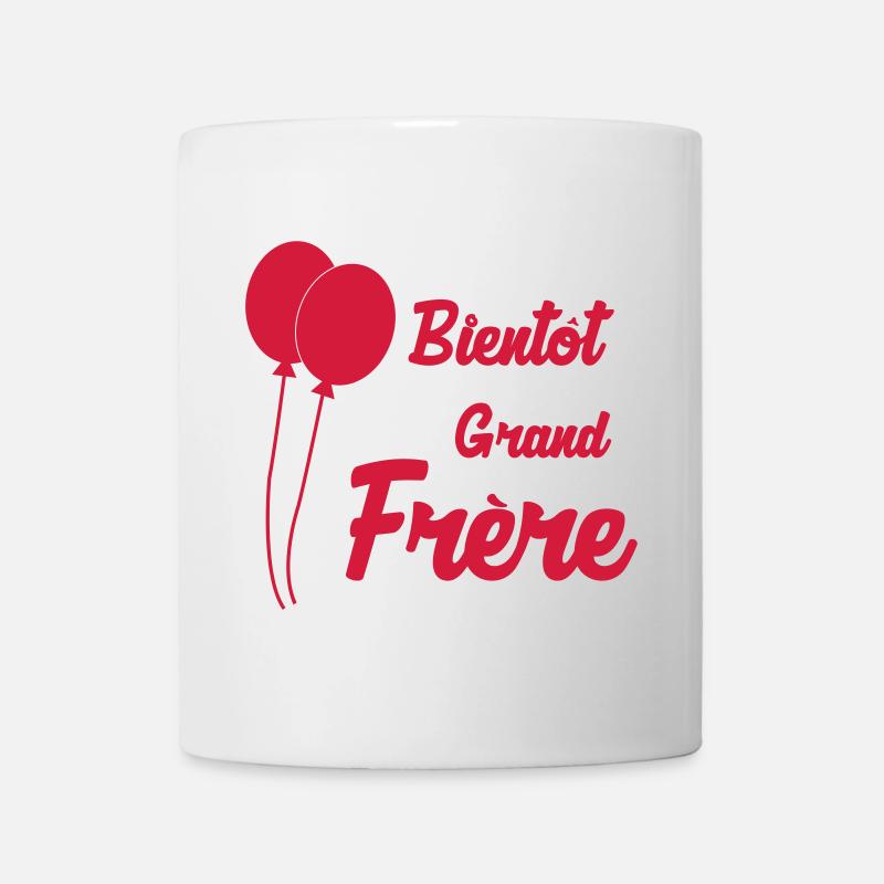 Bientôt Grand Frère - Bébé - Naissance - Frere - Mug blanc - blanc