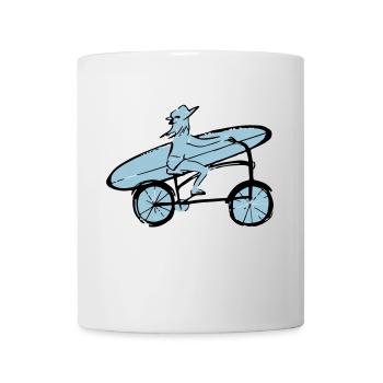surfeuse - Mug blanc - blanc - Devant