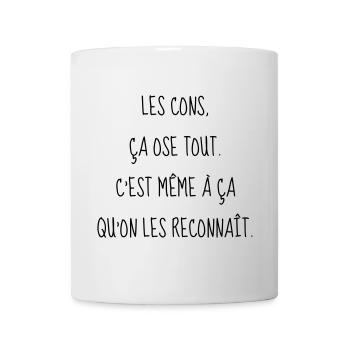 Cinéma / Citation / Série télé / Geek - Mug blanc - blanc - Devant