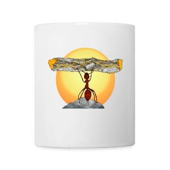 never give up - Mug - white - Front