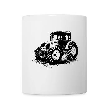 Traktor - Trecker - Schlepper - Landwirt - Tasse - Weiß - Vorne
