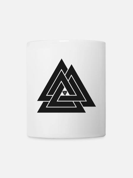 Valknut symbole viking - Mug blanc - blanc