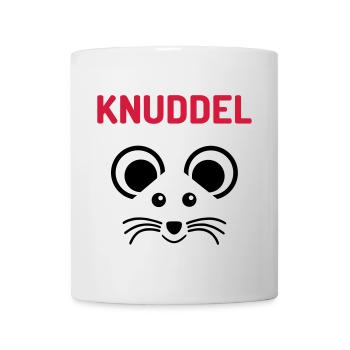 ★ Designfarben änderbar ★ Knuddelmaus - Tasse - Weiß - Vorne