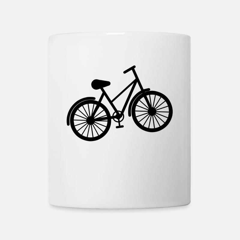 Fahrrad - Tasse - Weiß
