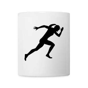 Runner, running, sprinter (super cheap) - Mug blanc - blanc - Devant