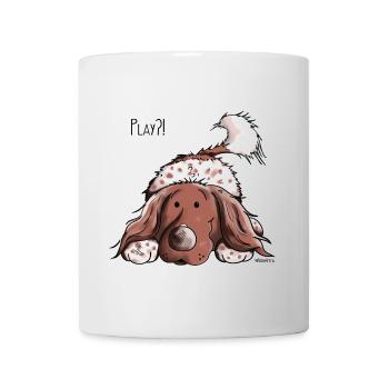 Happy Münsterländer - Tasse - Weiß - Vorne