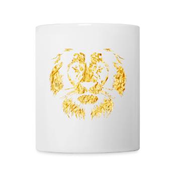 Or du lion - Mug blanc - blanc - Devant