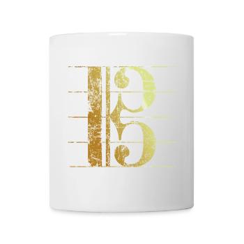 Alto Clef Ancient Gold - Mug - white - Front