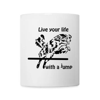 Agility Australian Shepherd Aussie - Mug - white - Front