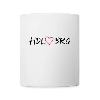 Heidelberg Hdlbrg mit Herz - Tasse - Weiß - Vorne