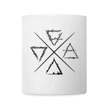 Four Element Symbols - Mug - white - Front