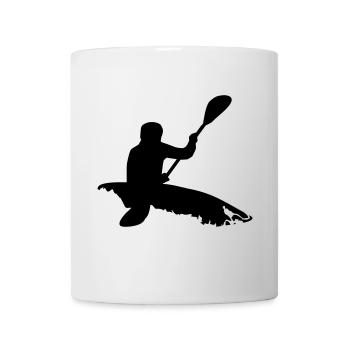Whitewater kayaking - Mug - white - Front