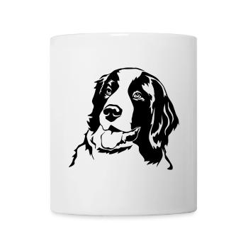 Landseer head - Mug - white - Front