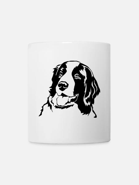 Tête de Landseer - Mug blanc - blanc