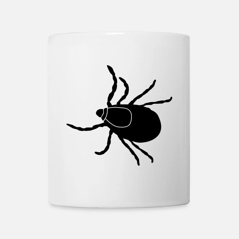 zecken am431 - Tasse - Weiß