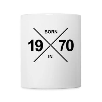 Né en 1970 - Mug blanc - blanc - Devant