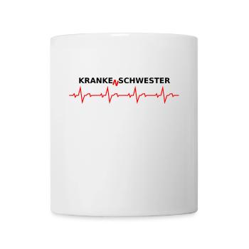 Krankenschwester kranke Schwester - Tasse - Weiß - Vorne