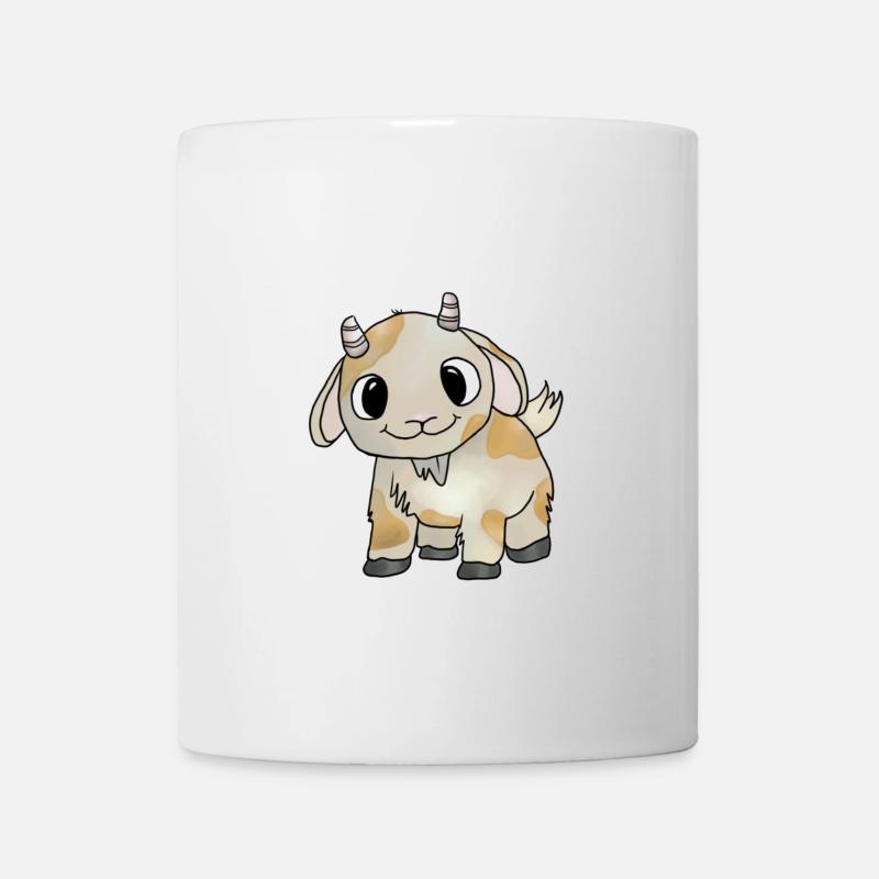 kleine Ziege - Tasse - Weiß