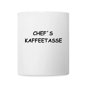 Chef´s Kaffeetasse - Tasse - Weiß - Vorne