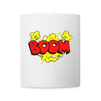Dynamische Bombenexplosion Illustration - Tasse - Weiß - Vorne