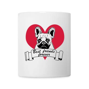 French Bulldog, French Bulldog ... / + - Mug - white - Front