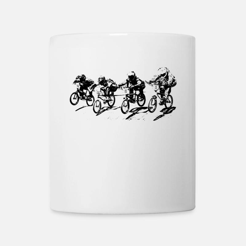 bmx race - Mug blanc - blanc