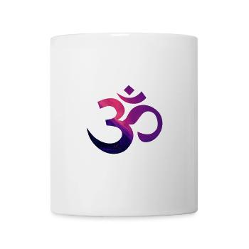 Om - Psy Pink - Tasse - Weiß - Vorne