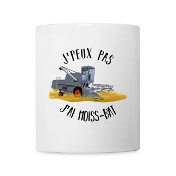 J'peux pas j'ai moiss-bat - Mug blanc - blanc - Devant