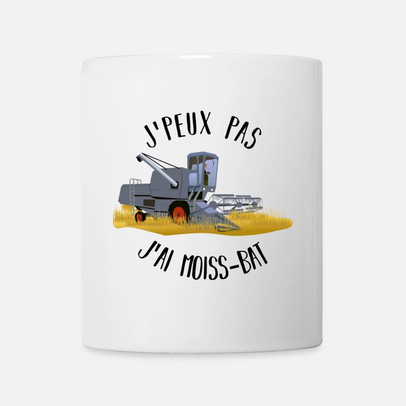 J'peux pas j'ai moiss-bat - Mug blanc - blanc