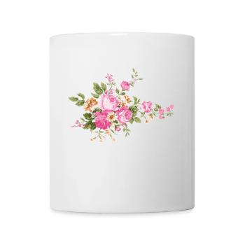 bunch of flowers - Mug - white - Front