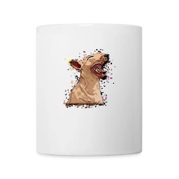 Miniature Bull Terrier Comic 5 - Mug - white - Front