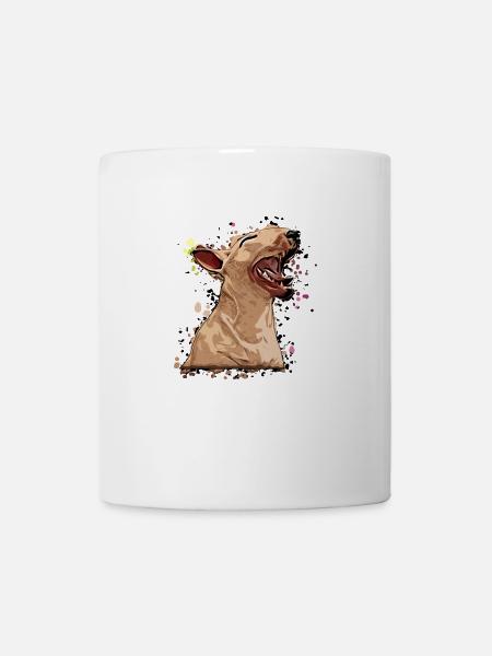 Miniatur Bullterrier Comic 5 - Tasse - Weiß
