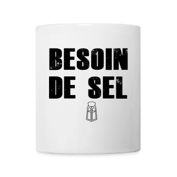 Besoin de Sel - Mug blanc - blanc - Devant