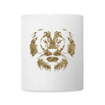 Classic Paper Lion Head - Mug - white - Front