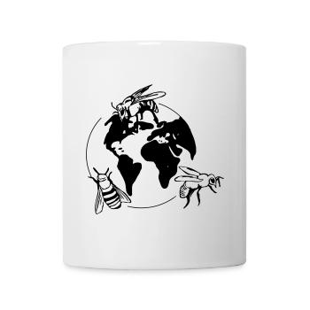 Save the Bees - Tasse - Weiß - Vorne