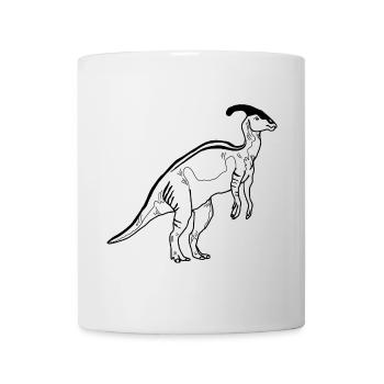 Dinosaur Parasaurolophus - Mug - white - Front