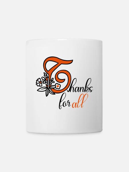 thanks for all, l’amour, merci - Mug blanc - blanc