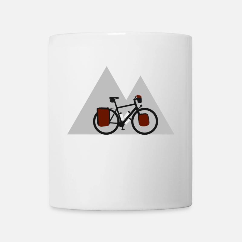 Fahrradtouren - Tasse - Weiß
