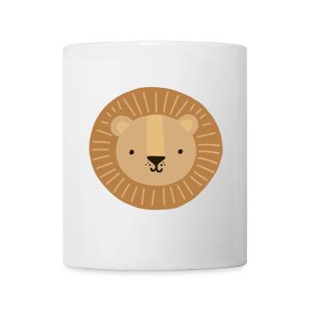 Motif enfant tête de lion - Mug blanc - blanc - Devant