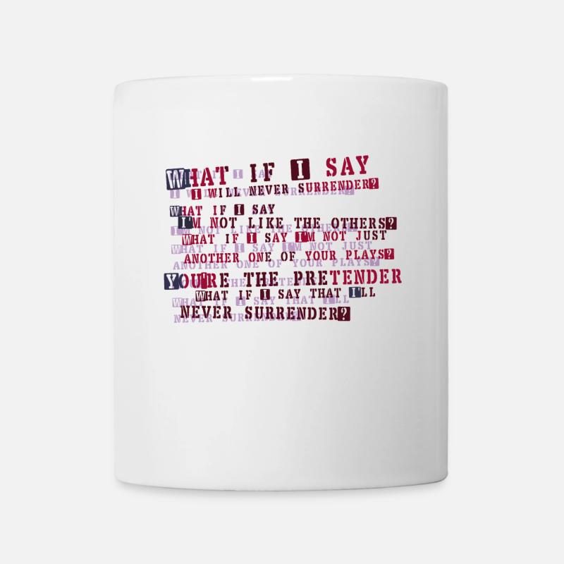 Der Prätendent - Tasse - Weiß