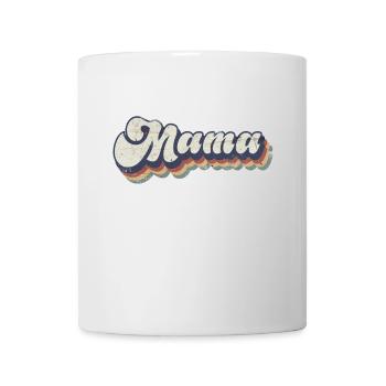 Maman rétro vintage - Mug blanc - blanc - Devant