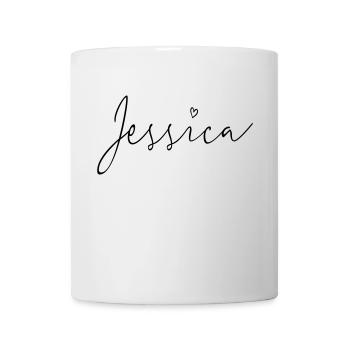 Jessica Name Vorname - Tasse - Weiß - Vorne