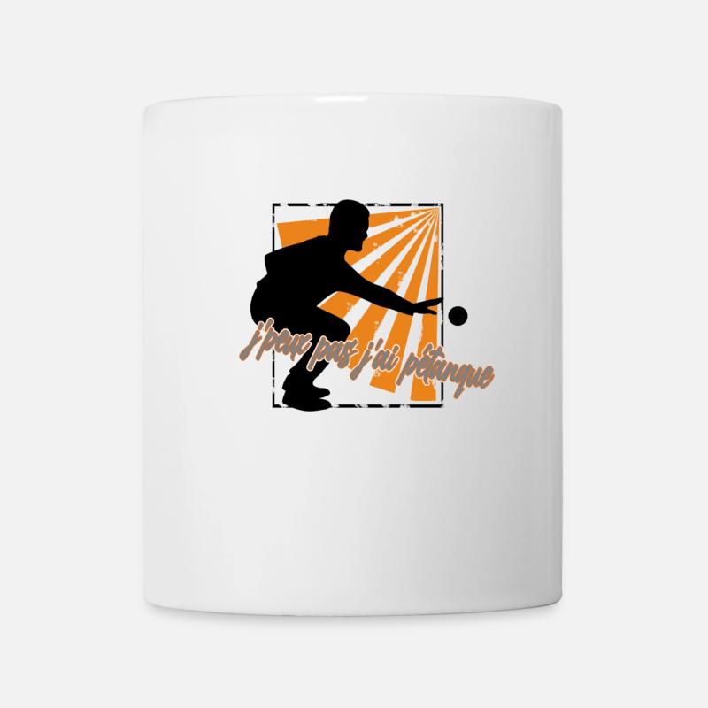 I can't I have pétanque - Mug - white