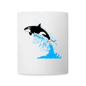 Orca, killer whale, killer whale, killer whale, sea - Mug - white - Front